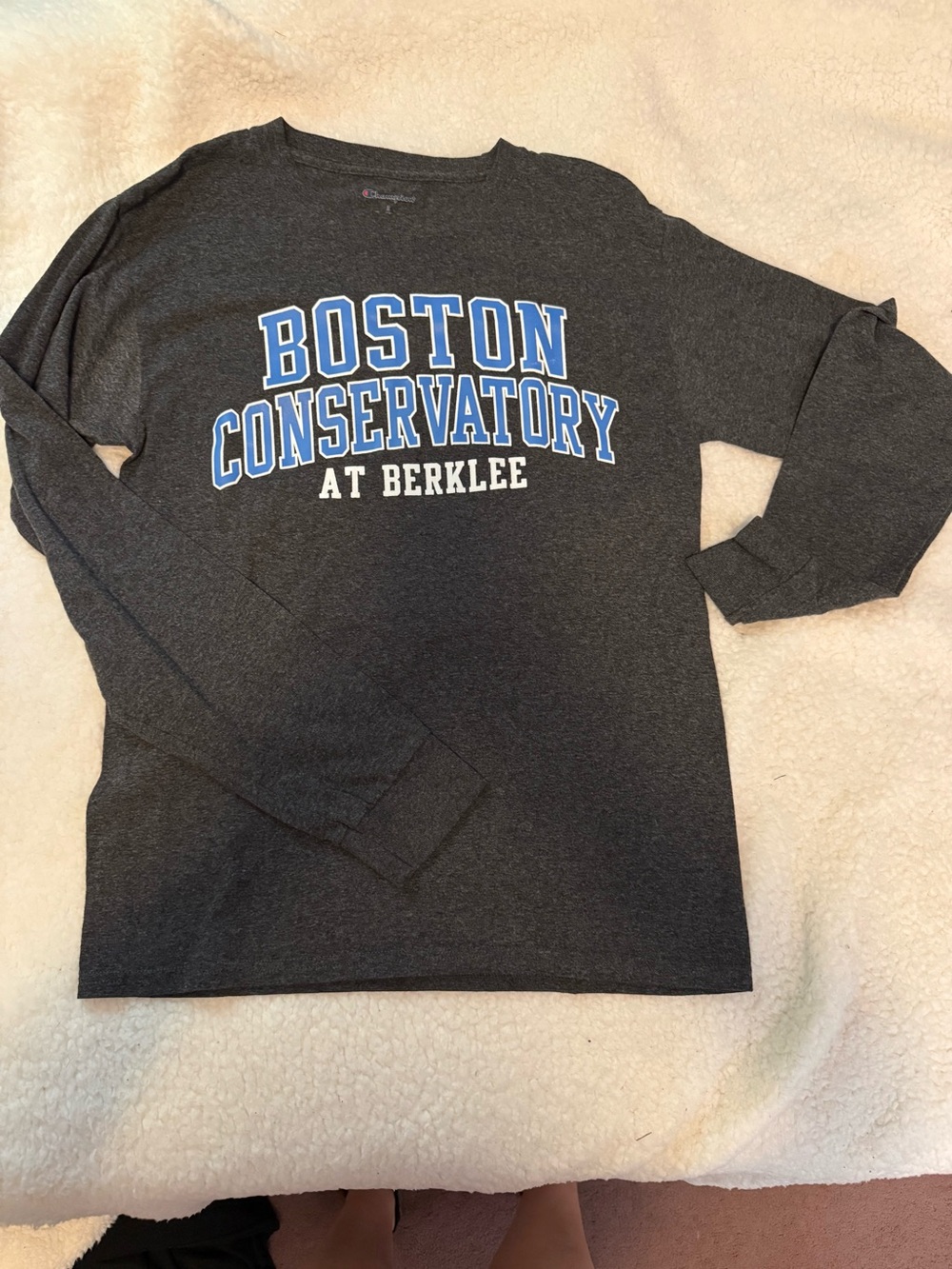 Boston Conservatory at Berklee Charcoal Crewneck Sweatshirt
